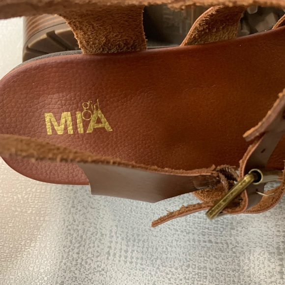 Mia girl Lula Gladiator Heeled Sandal Women’s size 7,8,9,10 or 11 various - Picture 12 of 13